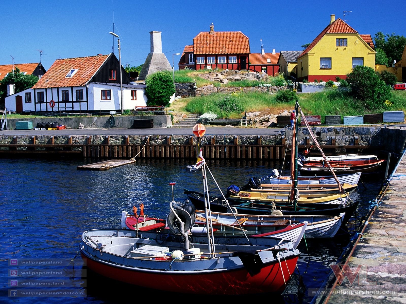Gudhjem, Bornholm, Denmark